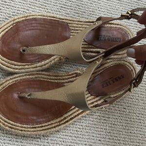 🌿Ann Luz leather thong sandals, size 7🌿